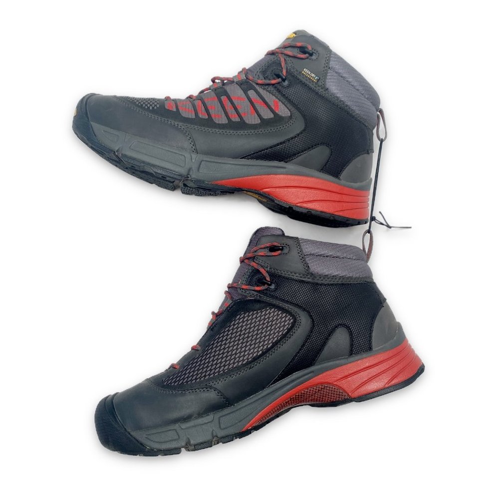 Keen - Black, Laceup, Waterproof Durable Hiking Shoes, Mens Size 13 - Picture 7 of 14